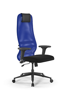 Кресло для руководителя Метта Sit 8 B1-8D - X1+UMF(X1) /Uh00/Wh00/D02P(M09.B11.G19.W02)