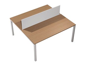 Рабочая станция с настольным экраном ДСП  Profiquadro КВ 0131 БВ 1200x1570x750