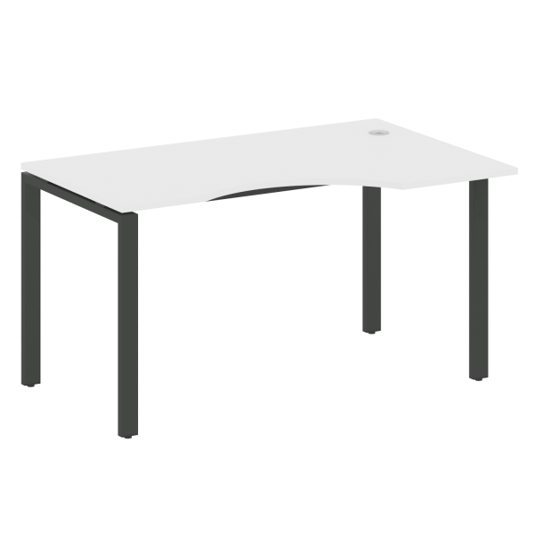 Стол криволинейный правый Metal System Style БП.СА-2 Пр 1400x900x750