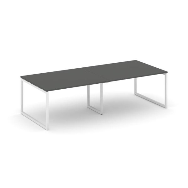 Стол переговорный SN-4O.SPRG-044.3 (3160х1180х750) (Антрацит/Металл Белый)