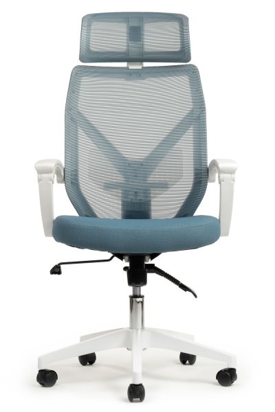 OLIVER W-203 AC Белый пластик_Синяя сетка (5)