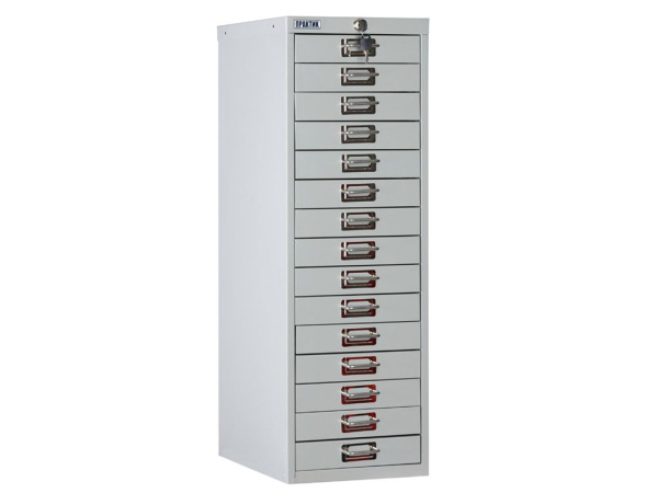 Многоящичный шкаф ПРАКТИК MDC-A4/910/15 (Серый)