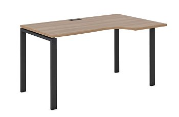 Стол криволинейный правый на П образном м/к 60х30 гл. EVOLUTION 120 (1200х900/700х750)