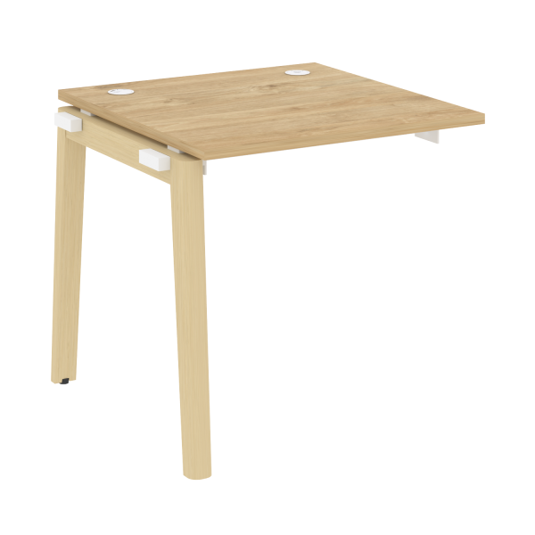 Наборный элемент рабочей станции на деревянных опорах Onix Wood OW.1.NRS-0.8 780x800x750
