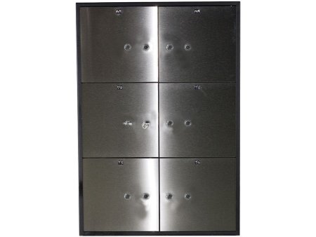 Блок депозитных ячеек VALBERG DB-6S.DGL (Серый/Графит)