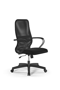 Кресло для руководителя Метта Sit 8 B2-8K - X1+UMF(X1) /Uh00/Wh00/K3bL(M09.B02.G15.W01)